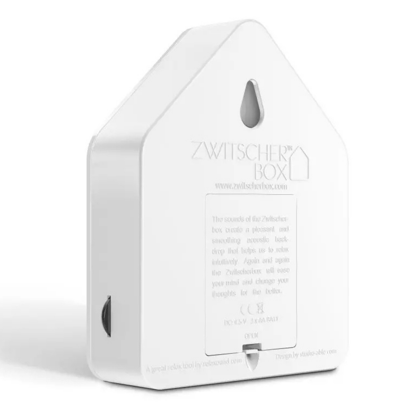 Zwitscherbox Speldosa Fågelkvitter Ek