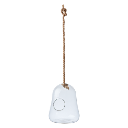 Bubble hängande glaskruka – Klar, 28 cm