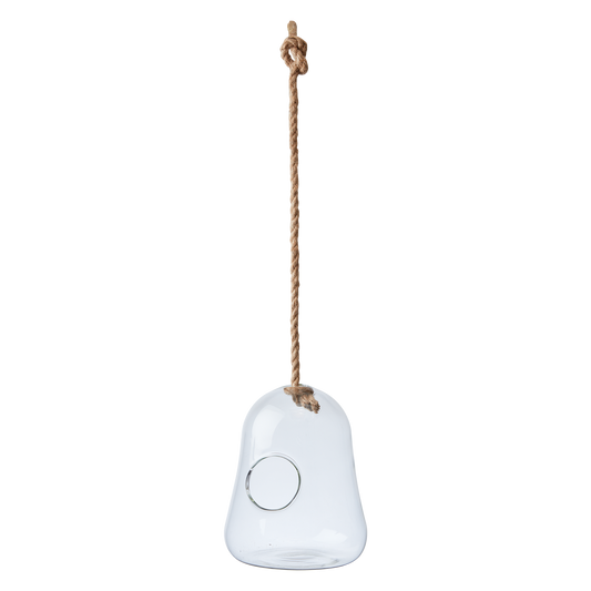 Bubble hängande glaskruka – Klar, 28 cm
