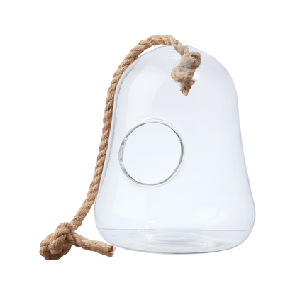 Bubble hängande glaskruka – Klar, 28 cm