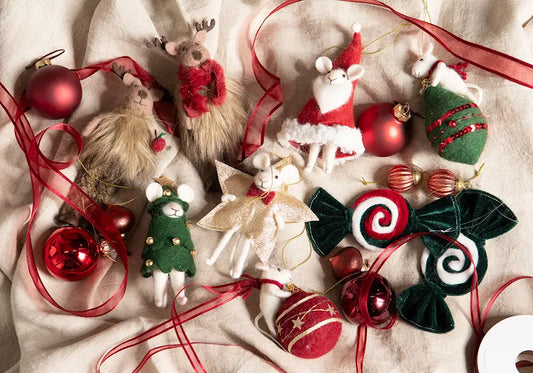 Julmus i ull – 17 cm