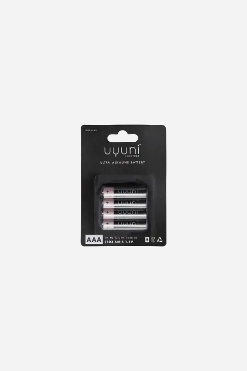 AAA Batterier – 4-pack