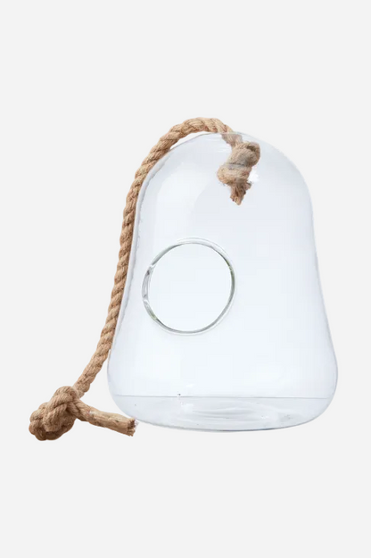 Bubble hängande glaskruka – Klar, 28 cm
