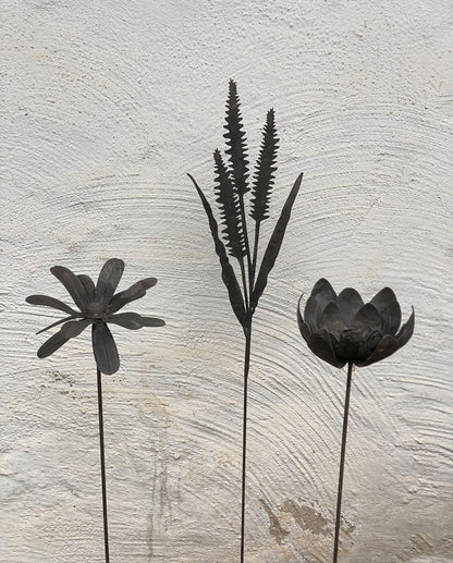 Trädgårdsdekoration Stick Blomma Metall