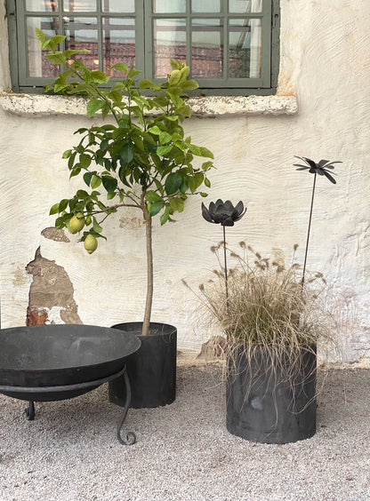 Trädgårdsdekoration Stick Blomma Metall