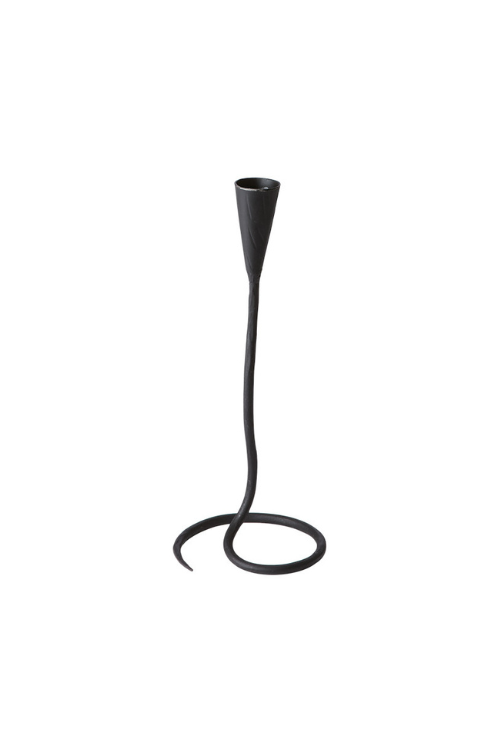 THOR ljusstake svart smidesjärn 27 cm