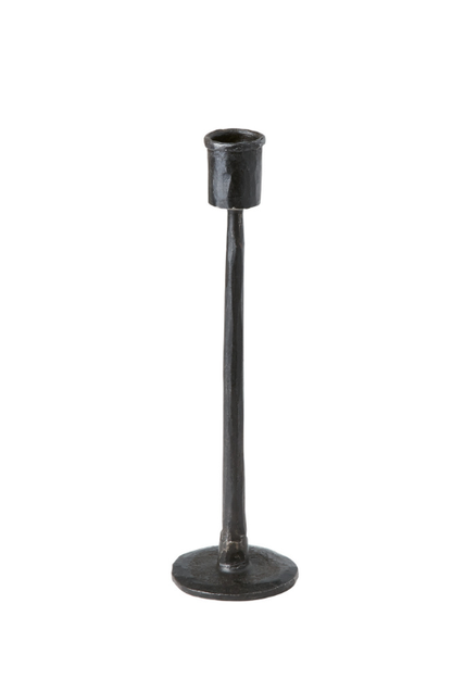 THOR handsmidd ljusstake i svart smidesjärn 25 cm