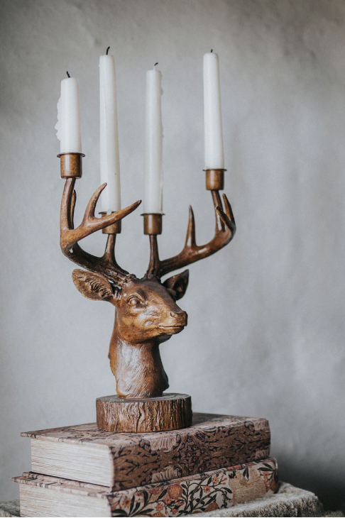 Ljusstake Hjort – 4 ljus