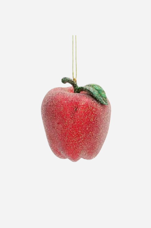 Glasäpple Rött – Julgranshänge