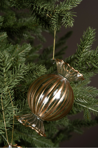 Glaskaramell Guld – Julgranshänge