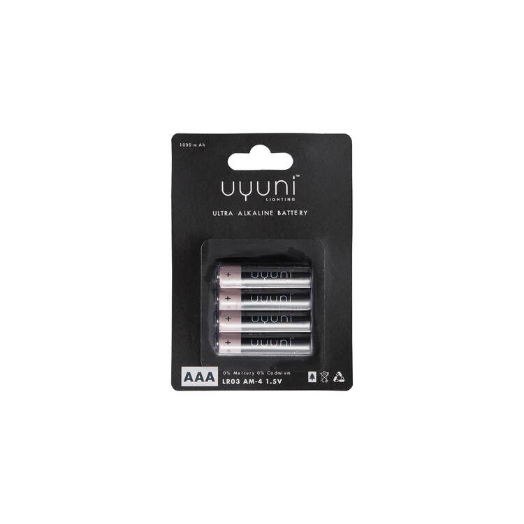 UYUNI AAA Batterier – 4-pack