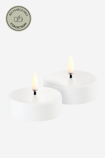 UYUNI uppladdningsbara LED-värmeljus Maxi 2-pack