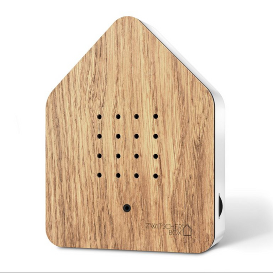 Zwitscherbox Speldosa Fågelkvitter Ek