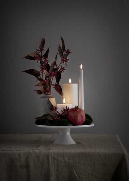 UYUNI LED-blockljus i Nordic White som stämningsbelysning med blommor