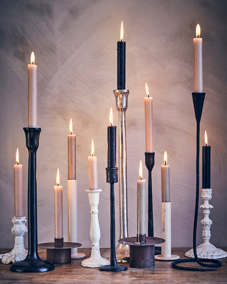 THOR Ljusstake i smide – Svart, 25 cm